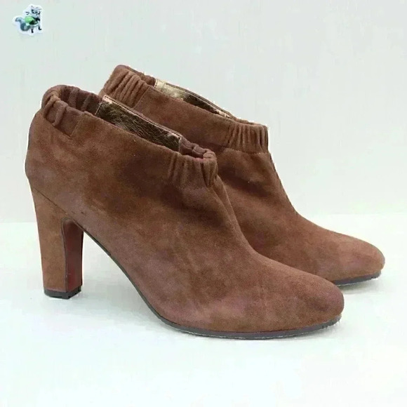 Sam Edelman Simone Women's Brown Suede Leather Ankle Boots  Size US 9.5 - Picture 2 of 11
